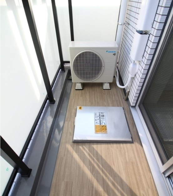 プレール・ドゥーク住吉Ⅳのバルコニー