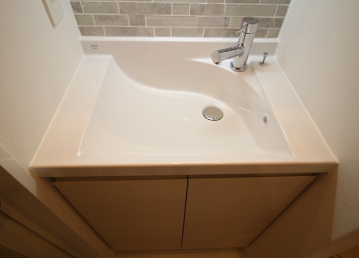 プレール・ドゥーク住吉Ⅳの独立洗面台