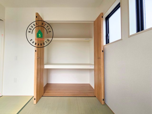 熊本市東区画図町大字下無田第4-1棟(6号棟)の内観：施工例|収納には困りません。