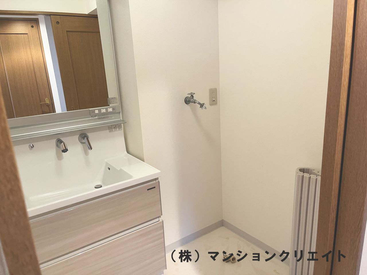 信開ガーデンコート城東のランドリースペース|室内洗濯機置き場