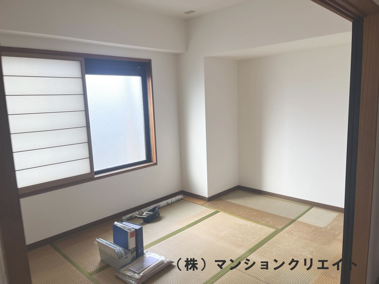 信開ガーデンコート城東の和室|和室6.0帖（2025年にクロス貼替済み）