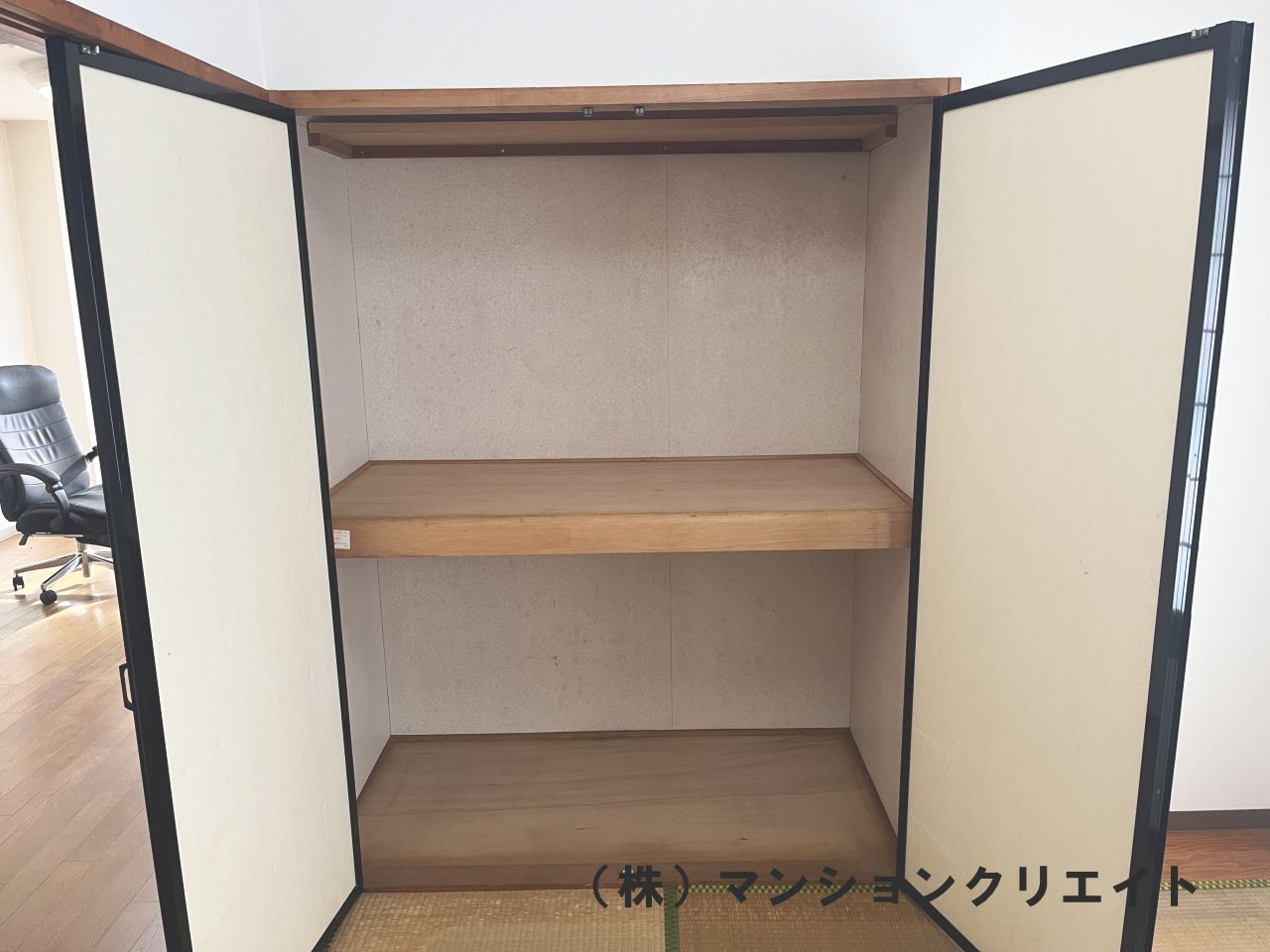 信開ガーデンコート城東の収納|和室6.0帖の押し入れ