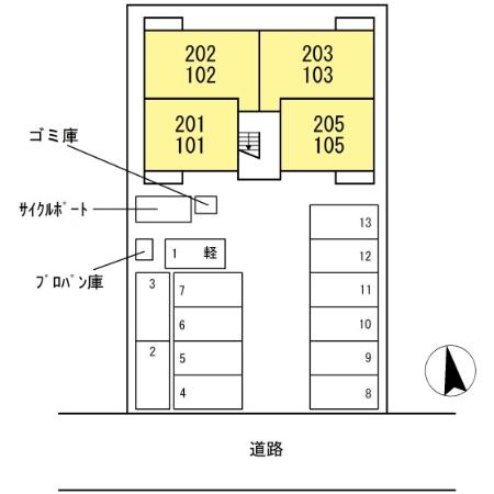 リヴェールの区画図