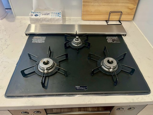 HARUMI FLAG SUN VILLAGE T棟の設備|多機能ガスコンロになります。