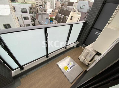 【バルコニー】 | クレストコート新宿山吹町 | 別部屋　参考