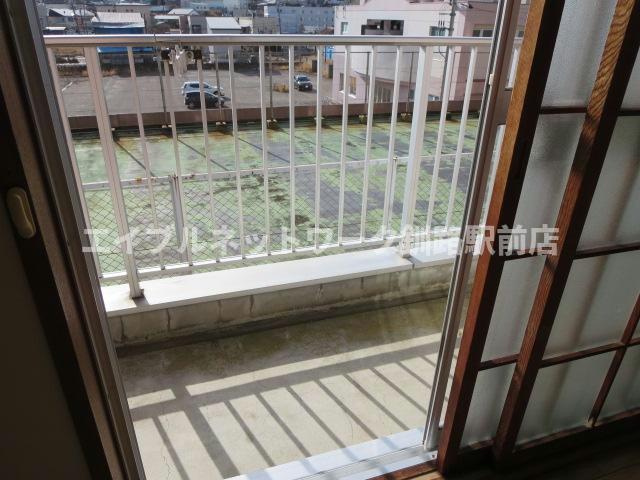 リバーサイドＫＩＴＡＨＡＲＡのバルコニー