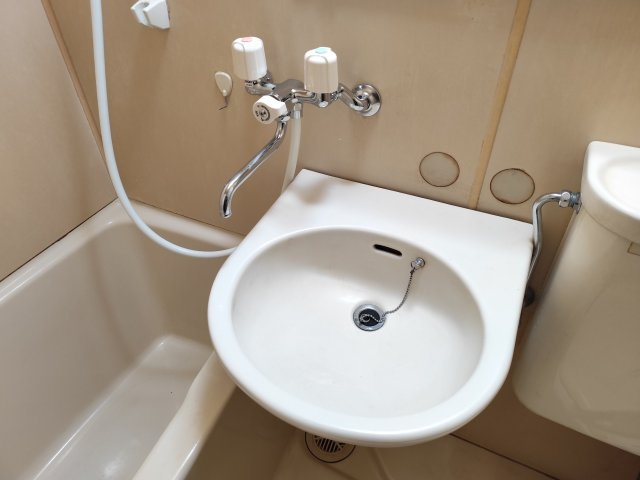 エルマンションBの洗面所