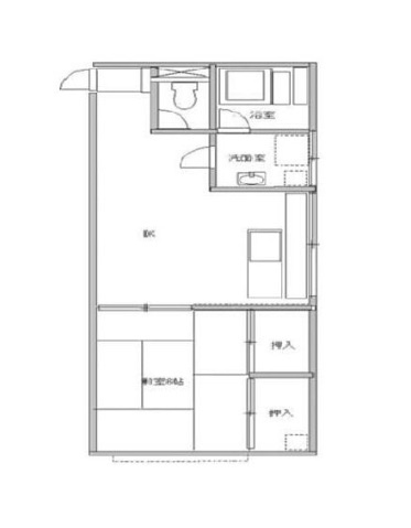 【間取り】 | A-21平和町ビル.I