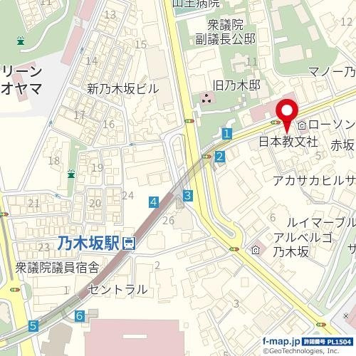 ヴェラハイツ赤坂の地図