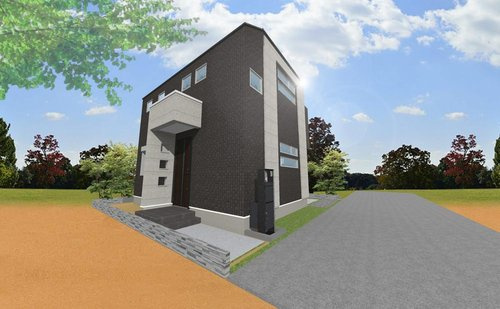 東久留米市南沢４丁目　建築条件付き売地の外観パース|標準プランにてZEH水準対応可能です！（間取りプラン、省エネ適合判定によります）