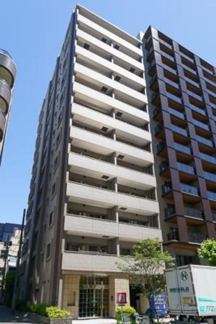 コートラクリア京橋の外観|おしゃれな外観です