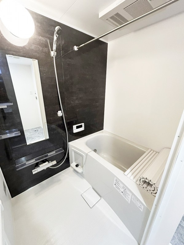 フラッツ平河町（東京ゼロエミッションハウス）の浴室|お風呂で日々の疲れを落としましょう