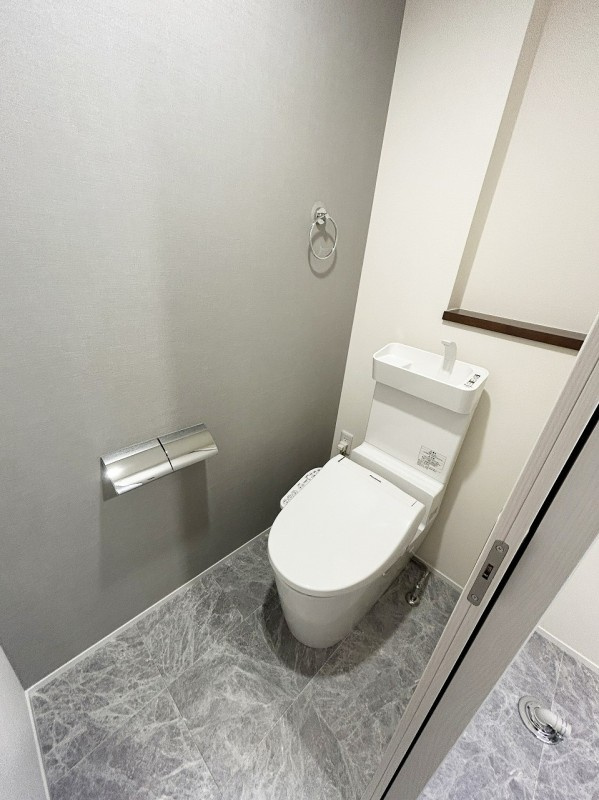 フラッツ平河町（東京ゼロエミッションハウス）のトイレ|コンパクトで使いやすいトイレです