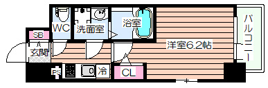 【間取り】 | エスリード大阪デュアルゲート