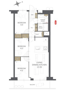 【間取り】横浜・大口ハウス 