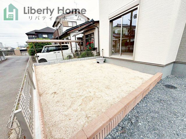 第1石岡市旭台　新築戸建の庭
