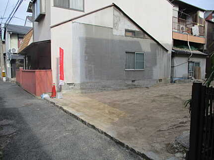 西区草津浜町の前面道路含む現地写真