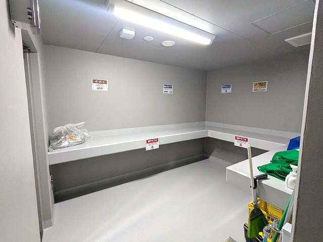 geo ent上野稲荷町の設備|24時間利用可能なゴミ置場です