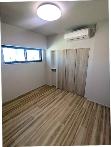 geo ent上野稲荷町の設備|6帖洋室、エアコン・照明・クローゼット付き