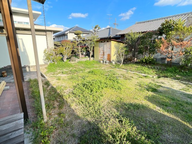 下今池住宅の庭