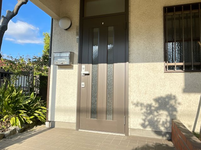 下今池住宅のエントランス