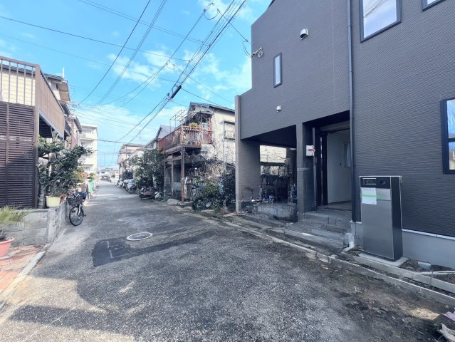 浜甲子園1丁目の前面道路含む現地写真