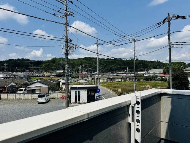 八王子市　大楽寺町　新築一戸建て　１期のバルコニー|～陽当たりの良いバルコニー　洗濯物がよく乾きそうです～