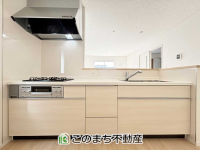 【キッチン】 | CRADLEGARDEN宇都宮市今宮第3　1号棟 | キッチンからリビング見渡せます。