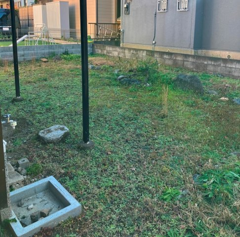 王子台戸建の庭