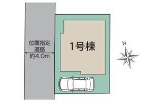 【区画図】 | 千葉市稲毛区稲毛東六丁目　新築分譲住宅１号棟 | 千葉市稲毛区稲毛東６丁目　１号棟
