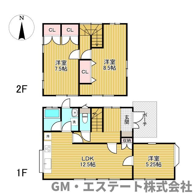 宮崎市恒久5丁目　中古住宅の間取り