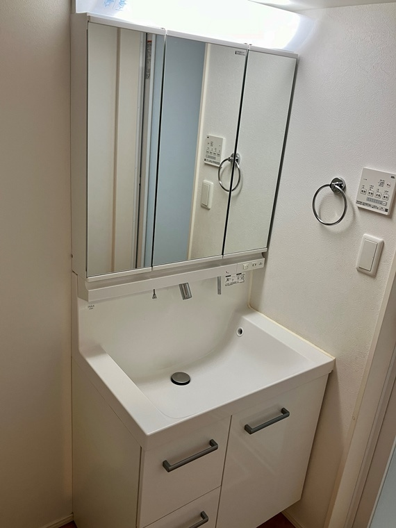 仲池上戸建の洗面所