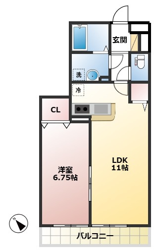 フォリオ春日部の間取り