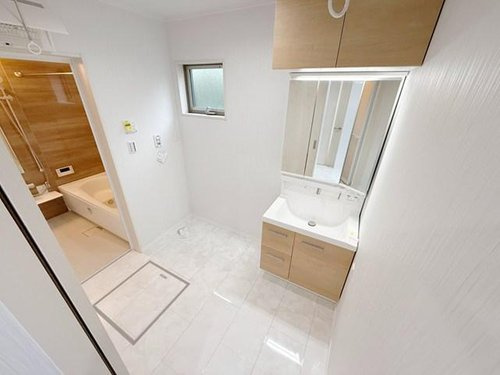 新座市野寺１丁目　建築条件付き売地　全６区画　誕生！のその他|施工事例
生活感が出やすい場所だからこそ、すっきり見える工夫を施しました。