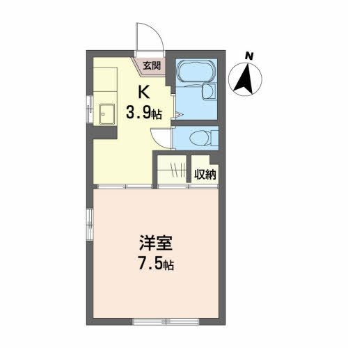 コーポシャネルの間取り