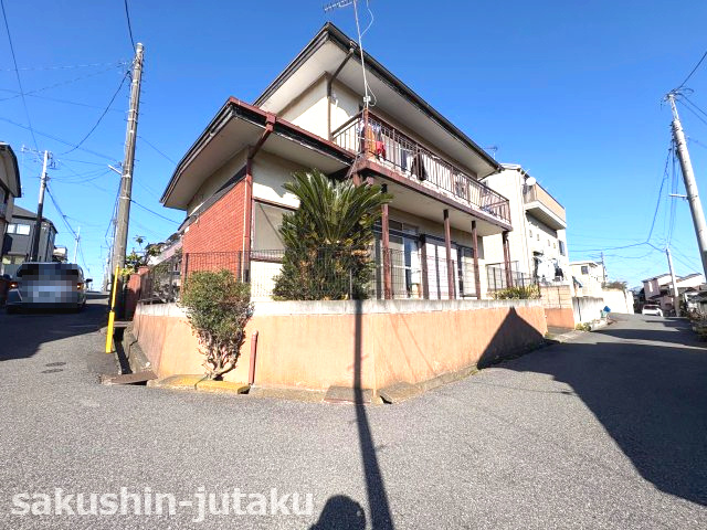 八千代台東３丁目　売地の前面道路含む現地写真|東南側４ｍ位置指定道路　南西が４位置指定道路　持分約30㎡あり