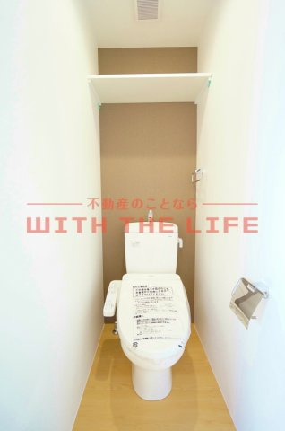 nido Amante(ニドアマンテ）【キャッシュバック対象物件】のトイレ|落ち着いた色調のトイレです