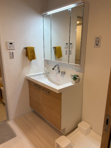 春日テラスの洗面所