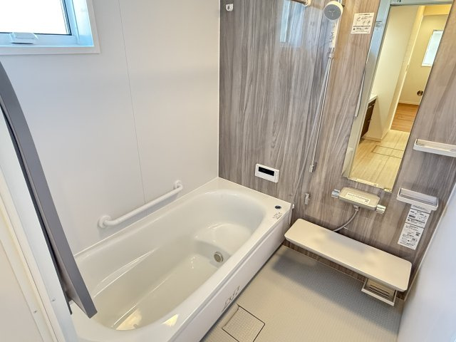 川越市大字安比奈新田　新築一戸建て　2号棟の浴室|お風呂で日々の疲れを落としましょう