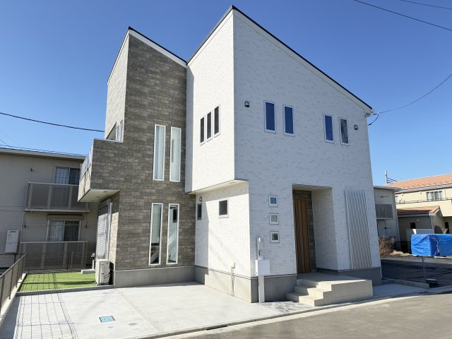川越市大字安比奈新田　新築一戸建て　2号棟の外観|おしゃれな外観です