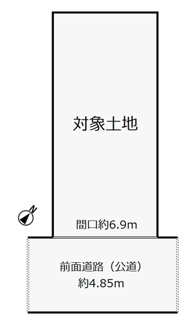 【土地図】 | 宇治市広野町寺山　売土地　建築条件無し