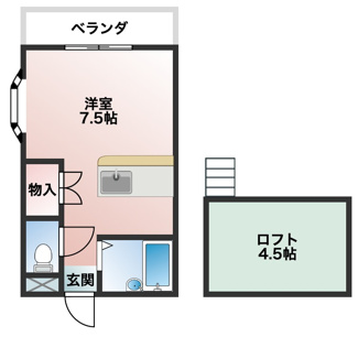 【間取り】 | エレガンスメゾンⅡ