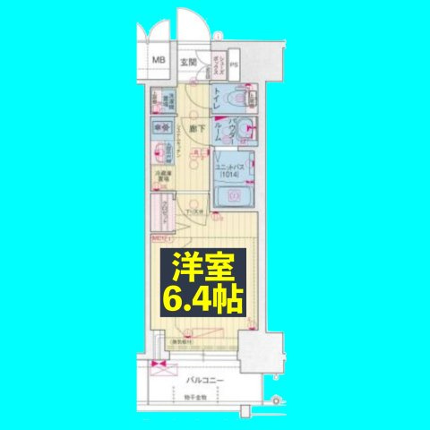 プレサンス広小路通今池の間取り