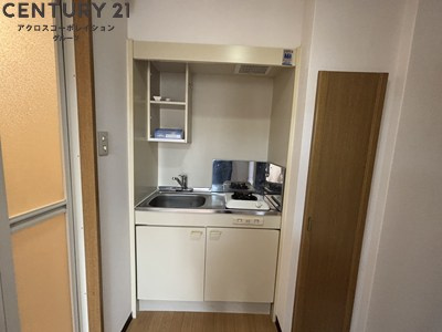 １口ガスコンロ付きキッチンです！