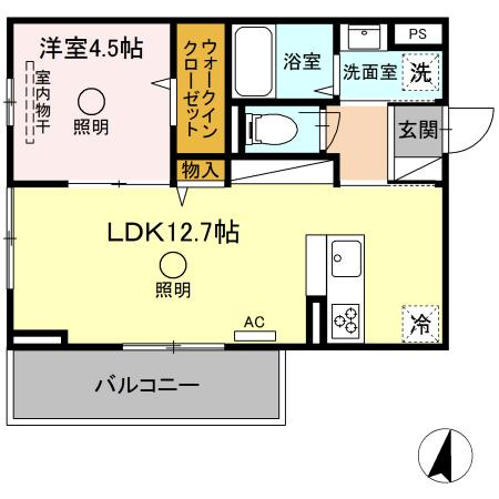サン　ベノアの間取り