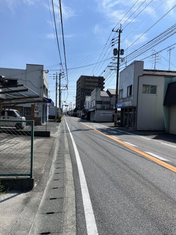 久留米市大善寺町　売り土地の前面道路含む現地写真|南側