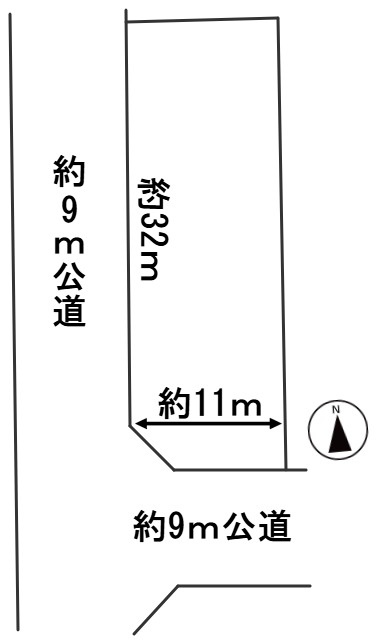 ６６３１６　瑞穂市生津天王１丁目土地の区画図