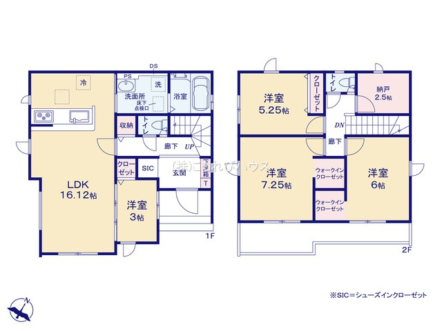 上尾市大谷本郷　9期　新築一戸建て　グラファーレ　01の区画図|全12区画・1号棟