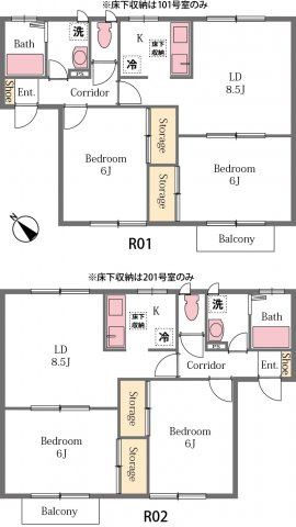 第3大楽地ハイツの間取り