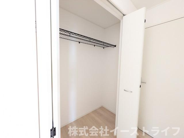 【新築戸建】　いわき市佐糠町第8の収納|4号棟写真　収納スペースが充実しています